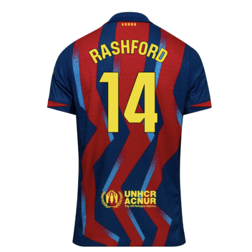 2025-2026 Barcelona Authentic Dri-Fit SE Fourth Shirt (Rashford 14)