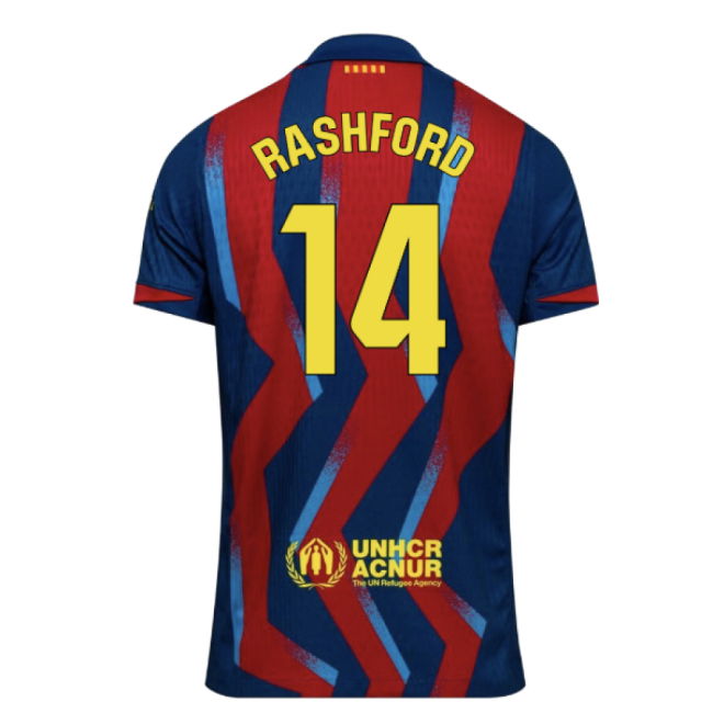 2025-2026 Barcelona Authentic Dri-Fit SE Fourth Shirt (Rashford 14)