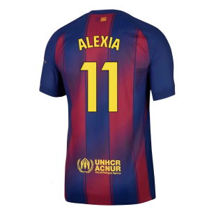 2025-2026 Barcelona Authentic Home Shirt (Alexia 11)