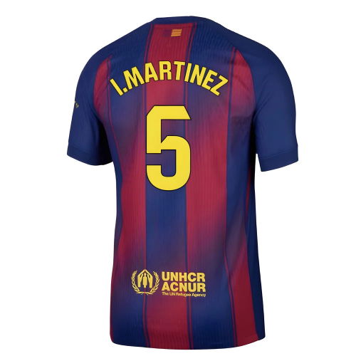 2025-2026 Barcelona Authentic Home Shirt (I.Martinez 5)