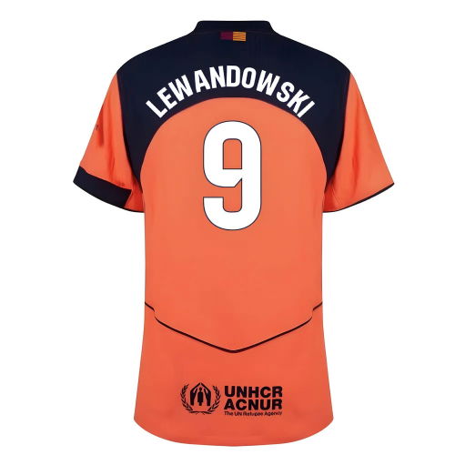 2025-2026 Barcelona Authentic Third Shirt (Lewandowski 9)
