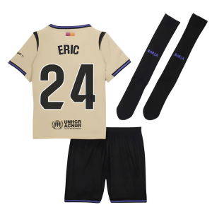 2025-2026 Barcelona Away Little Kids Mini Kit (Eric 24)