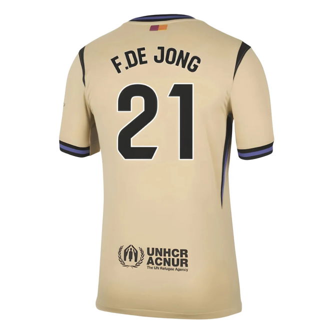 2025-2026 Barcelona Away Shirt (F.De Jong 21)