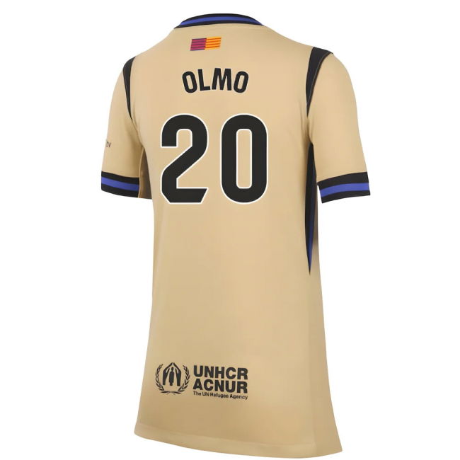 2025-2026 Barcelona Away Shirt (Kids) (Olmo 20)