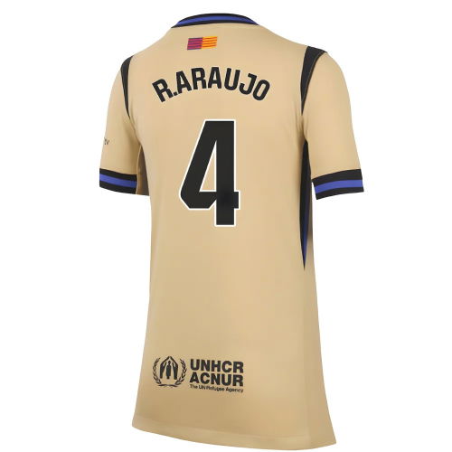 2025-2026 Barcelona Away Shirt (Kids) (R.Araujo 4)