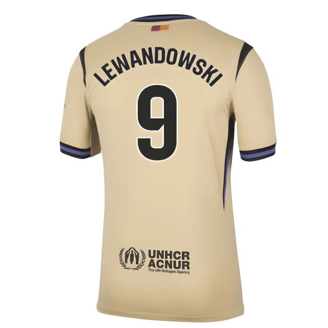2025-2026 Barcelona Away Shirt (Lewandowski 9)