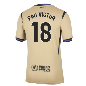 2025-2026 Barcelona Away Shirt (Pau Victor 18)