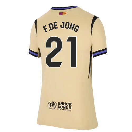 2025-2026 Barcelona Away Shirt (Womens) (F.De Jong 21)