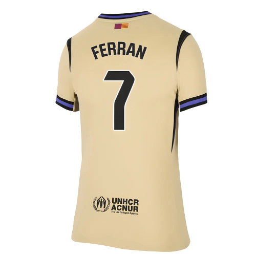2025-2026 Barcelona Away Shirt (Womens) (Ferran 7)