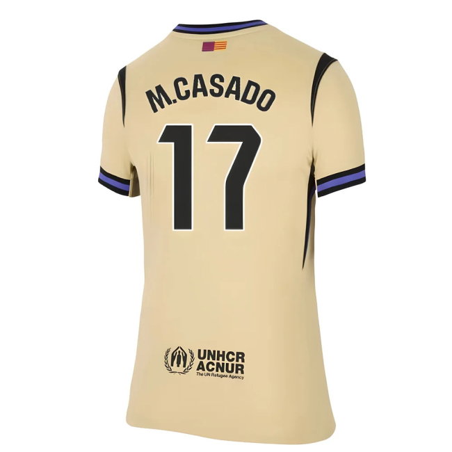 2025-2026 Barcelona Away Shirt (Womens) (M.Casado 17)