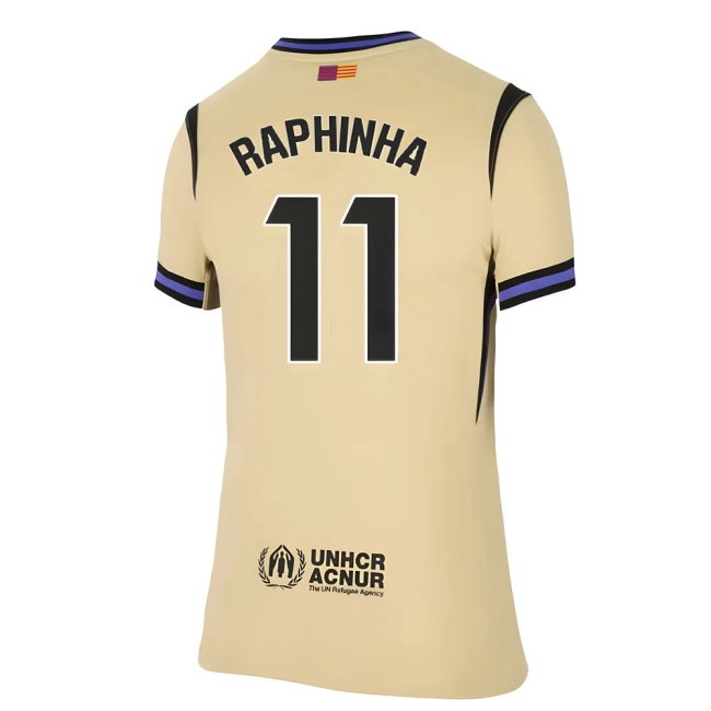 2025-2026 Barcelona Away Shirt (Womens) (Raphinha 11)