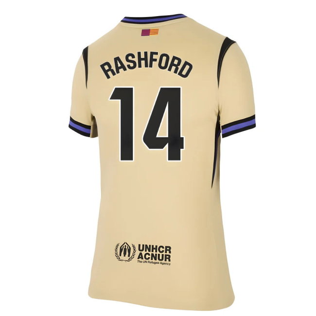 2025-2026 Barcelona Away Shirt (Womens) (Rashford 14)