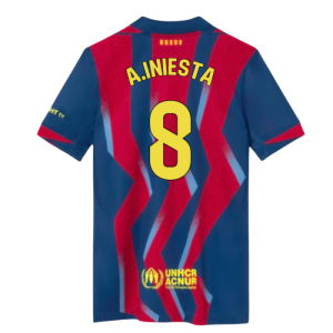 2025-2026 Barcelona Fourth Shirt (Kids) (A.Iniesta 8)