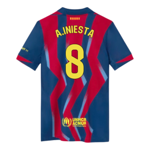 2025-2026 Barcelona Fourth Shirt (Kids) (A.Iniesta 8)