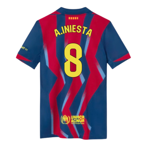 2025-2026 Barcelona Fourth Shirt (Kids) (A.Iniesta 8)