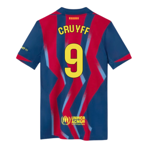 2025-2026 Barcelona Fourth Shirt (Kids) (Cruyff 9)