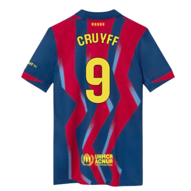 2025-2026 Barcelona Fourth Shirt (Kids) (Cruyff 9)