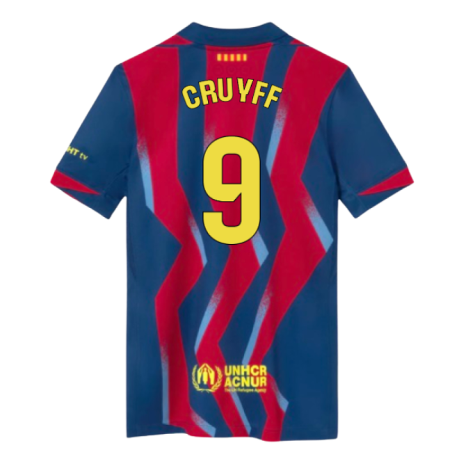 2025-2026 Barcelona Fourth Shirt (Kids) (Cruyff 9)