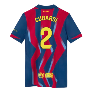 2025-2026 Barcelona Fourth Shirt (Kids) (Cubarsi 2)