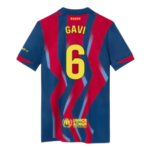 2025-2026 Barcelona Fourth Shirt (Kids) (Gavi 6)