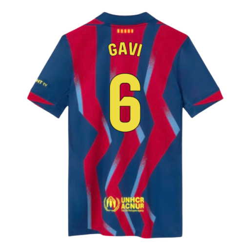 2025-2026 Barcelona Fourth Shirt (Kids) (Gavi 6)