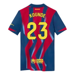 2025-2026 Barcelona Fourth Shirt (Kids) (Kounde 23)