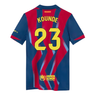 2025-2026 Barcelona Fourth Shirt (Kids) (Kounde 23)