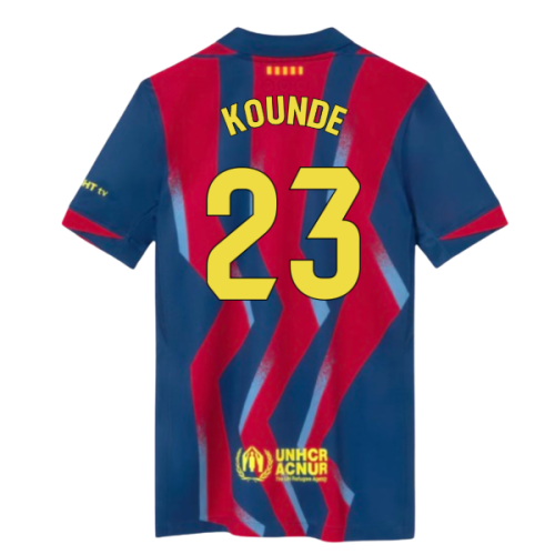 2025-2026 Barcelona Fourth Shirt (Kids) (Kounde 23)