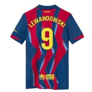 2025-2026 Barcelona Fourth Shirt (Kids) (Lewandowski 9)
