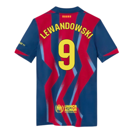 2025-2026 Barcelona Fourth Shirt (Kids) (Lewandowski 9)