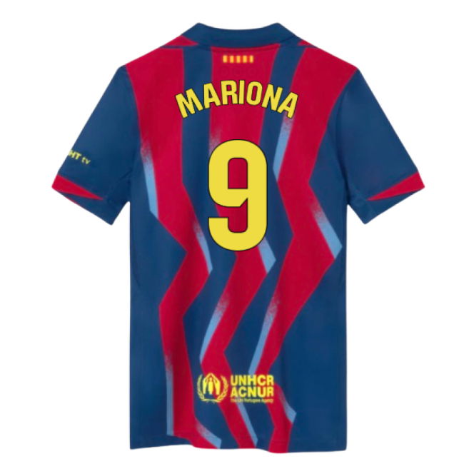 2025-2026 Barcelona Fourth Shirt (Kids) (Mariona 9)