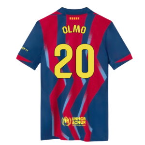 2025-2026 Barcelona Fourth Shirt (Kids) (Olmo 20)
