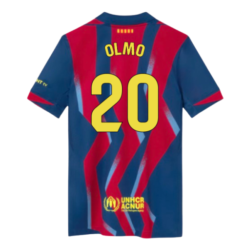 2025-2026 Barcelona Fourth Shirt (Kids) (Olmo 20)