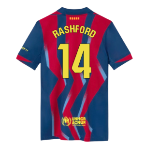 2025-2026 Barcelona Fourth Shirt (Kids) (Rashford 14)