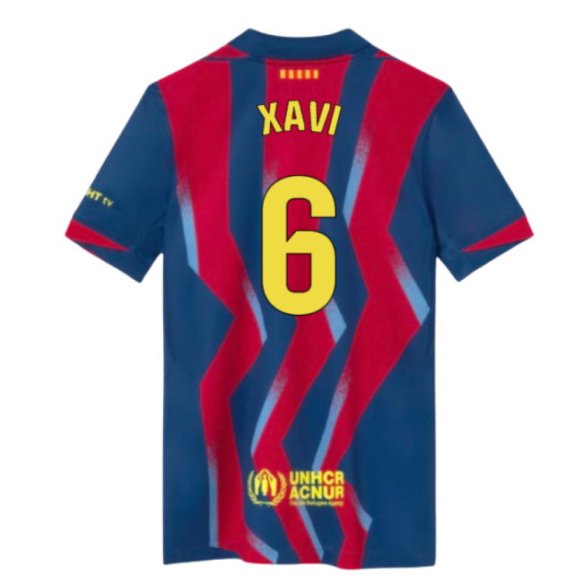 2025-2026 Barcelona Fourth Shirt (Kids) (Xavi 6)