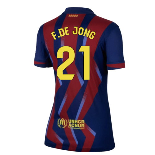 2025-2026 Barcelona Fourth Shirt - Womens (F.De Jong 21)