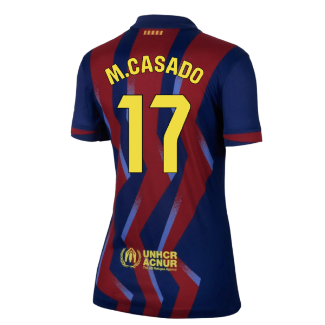 2025-2026 Barcelona Fourth Shirt - Womens (M.Casado 17)