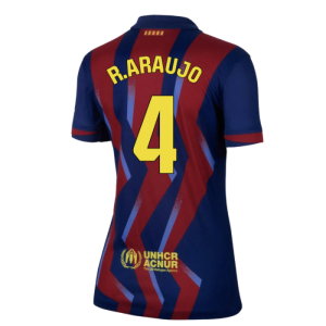 2025-2026 Barcelona Fourth Shirt - Womens (R.Araujo 4)