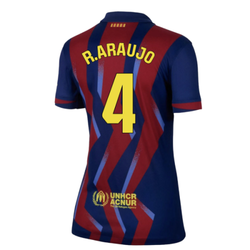 2025-2026 Barcelona Fourth Shirt - Womens (R.Araujo 4)