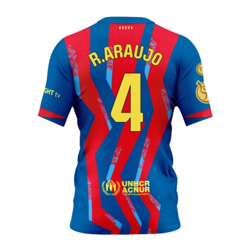 2025-2026 Barcelona Fourth Special Edition Shirt (R.Araujo 4)