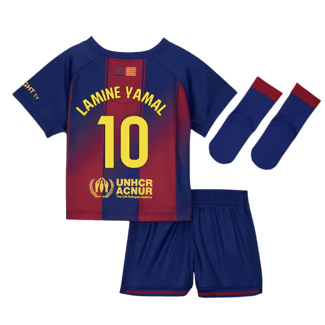 2025-2026 Barcelona Home Baby Kit (Lamine Yamal 10)