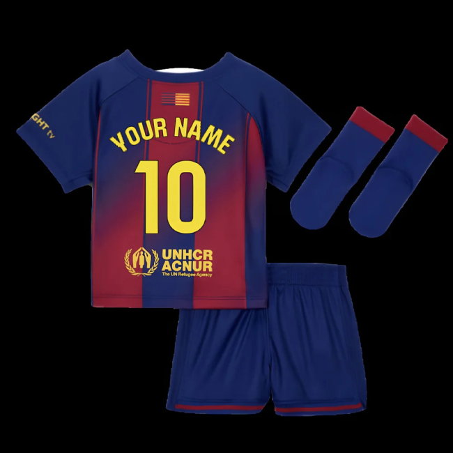 2025-2026 Barcelona Home Baby Kit (Your Name)