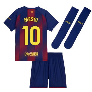 2025-2026 Barcelona Home Mini Kit (Messi 10)