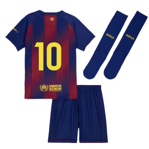 2025-2026 Barcelona Home Mini Kit (Your Name)
