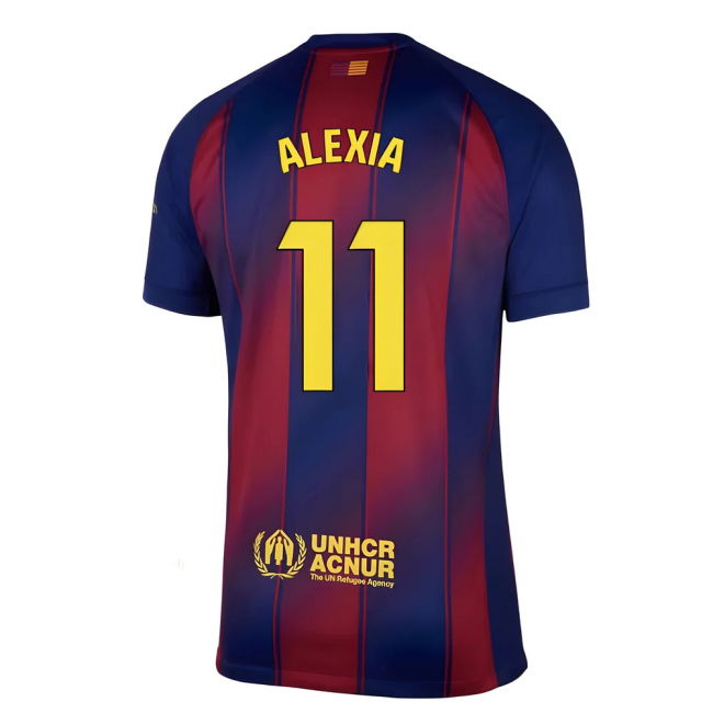 2025-2026 Barcelona Home Shirt (Alexia 11)