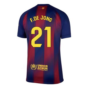 2025-2026 Barcelona Home Shirt (F.De Jong 21)