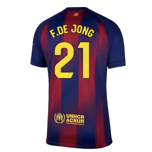 2025-2026 Barcelona Home Shirt (F.De Jong 21)