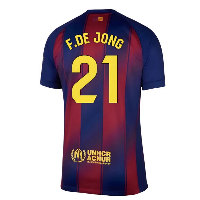 2025-2026 Barcelona Home Shirt (F.De Jong 21)