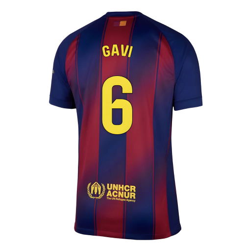 2025-2026 Barcelona Home Shirt (Gavi 6)