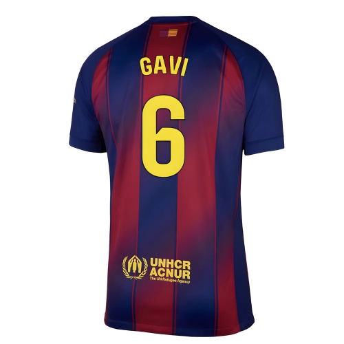 2025-2026 Barcelona Home Shirt (Gavi 6)